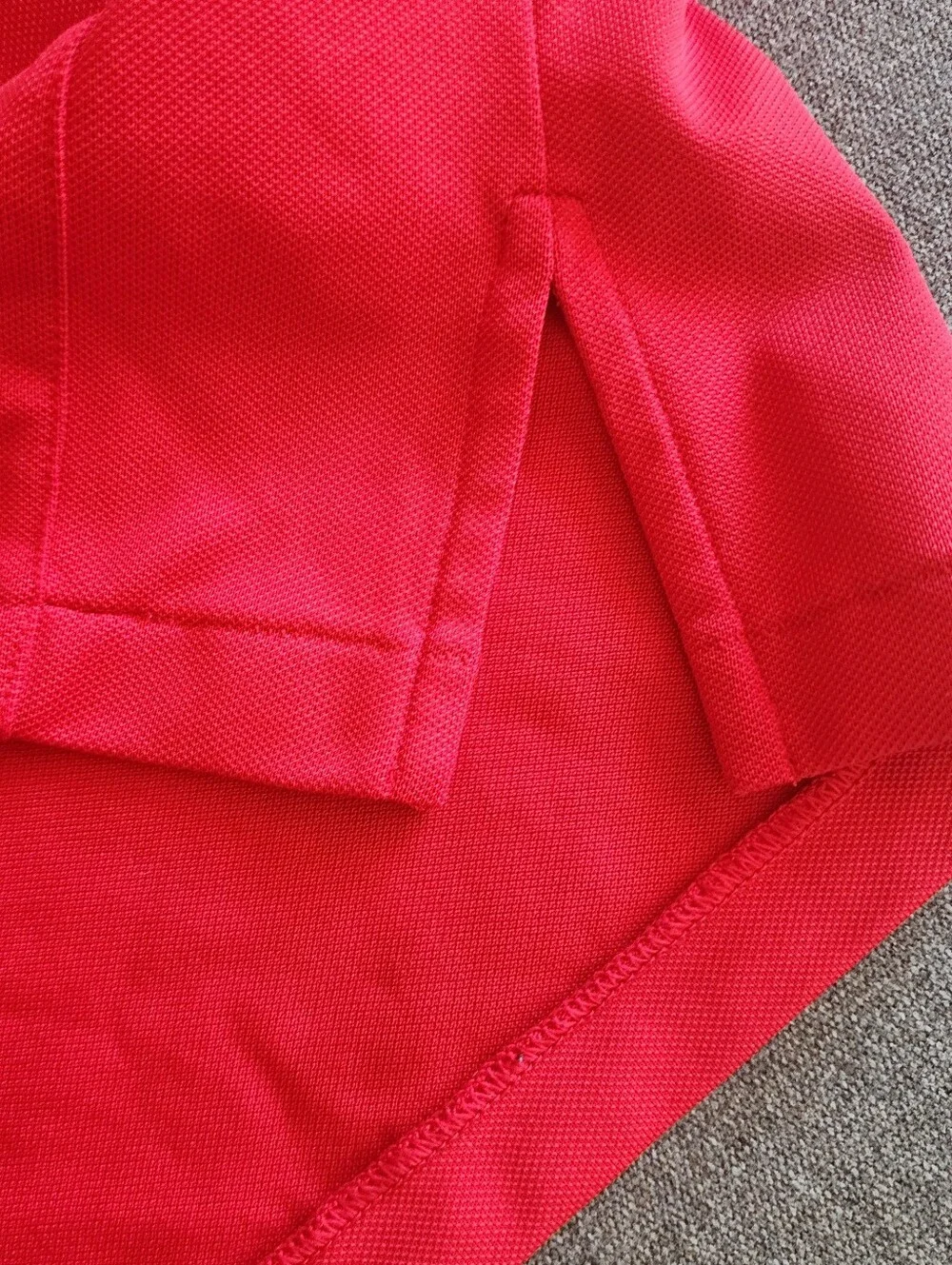 Ralph‎ Lauren Men's Red Polo with Blue and White Accents